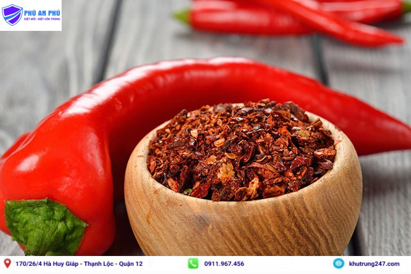 Cách diệt mối trong nhà bằng bột ớt