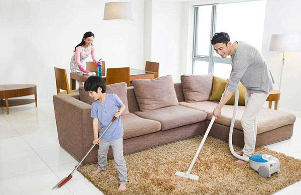 dọn dẹp nhà ngăn gián